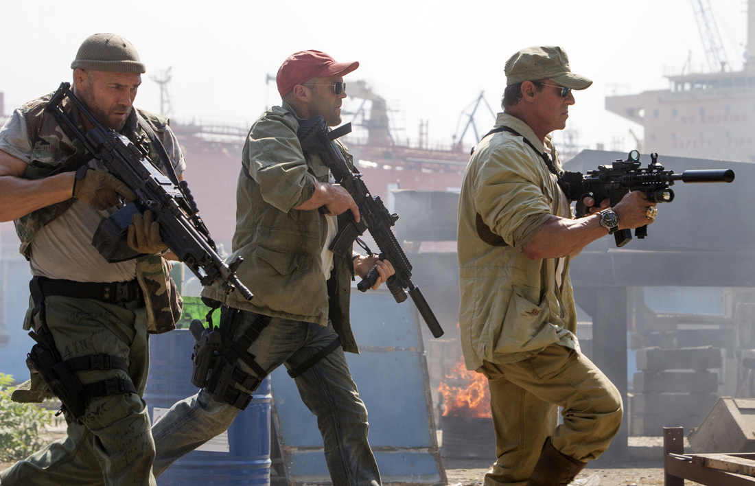 The Expendables 3 - Sylvester Stallone - Jason Statham - Randy Couture