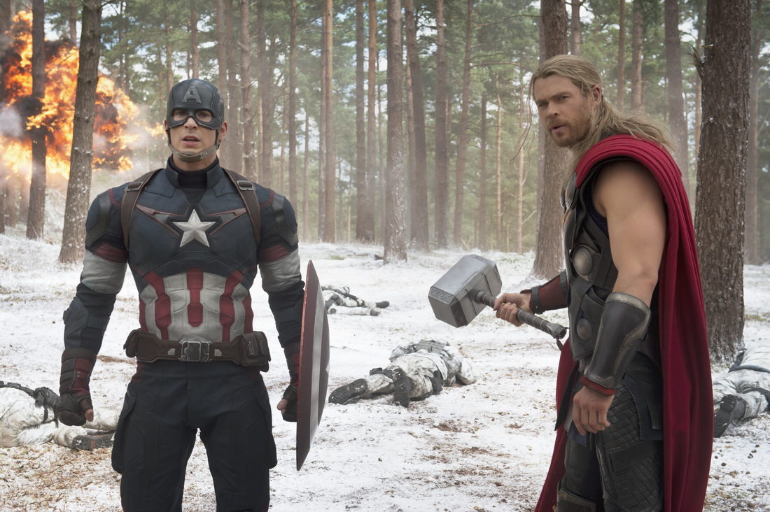 Avengers Age of Ultron,Chris Evans,Chris Hemsworth